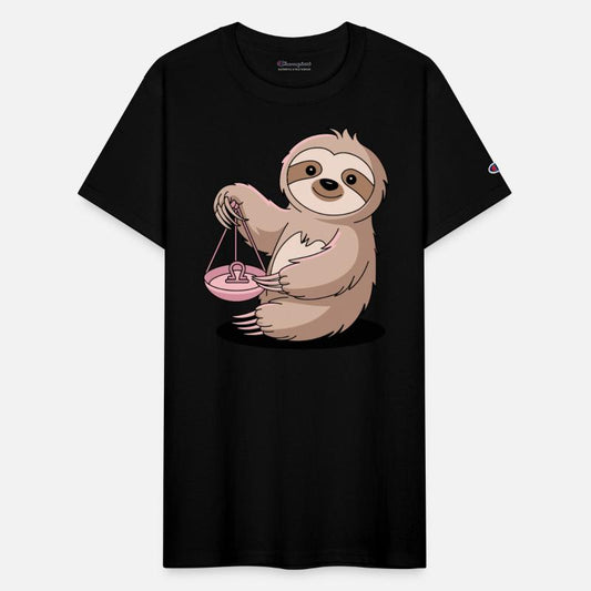 Charming Libra Zodiac Sloth With Balance