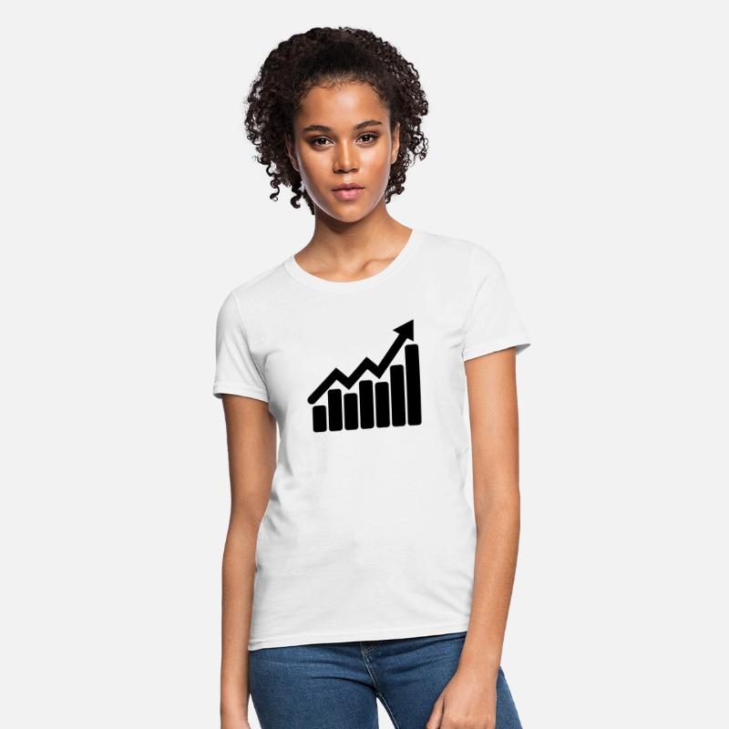 Chart shares go up logo for office