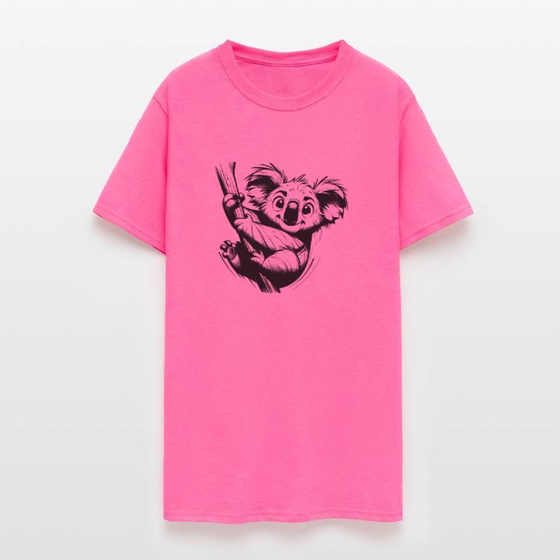 Cheeky Kids Tree Koala Pencil Drawing