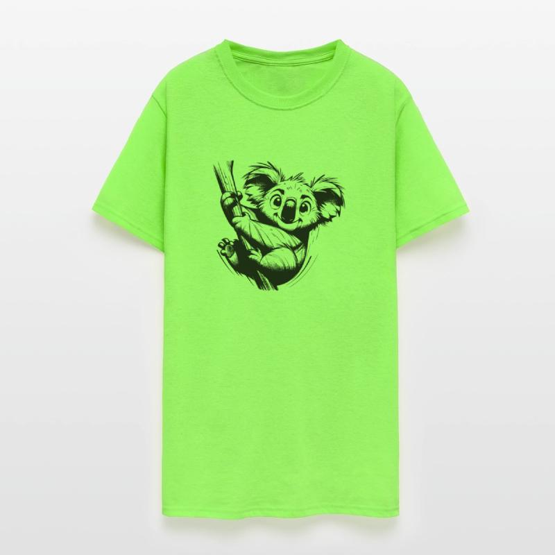 Cheeky Kids Tree Koala Pencil Drawing