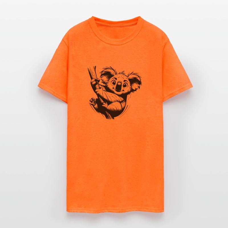 Cheeky Kids Tree Koala Pencil Drawing