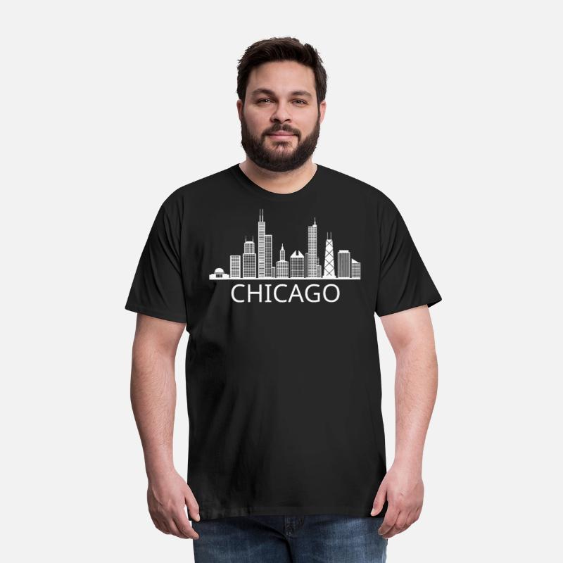 Chicago Skyline Throwback