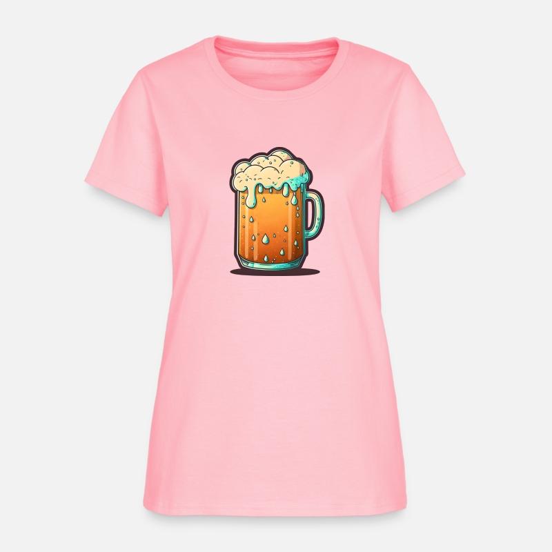 Chilled Overflowing Beer Mug Illustration