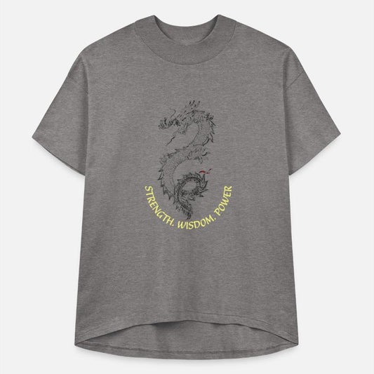 Chinese symbolic black dragon head creature