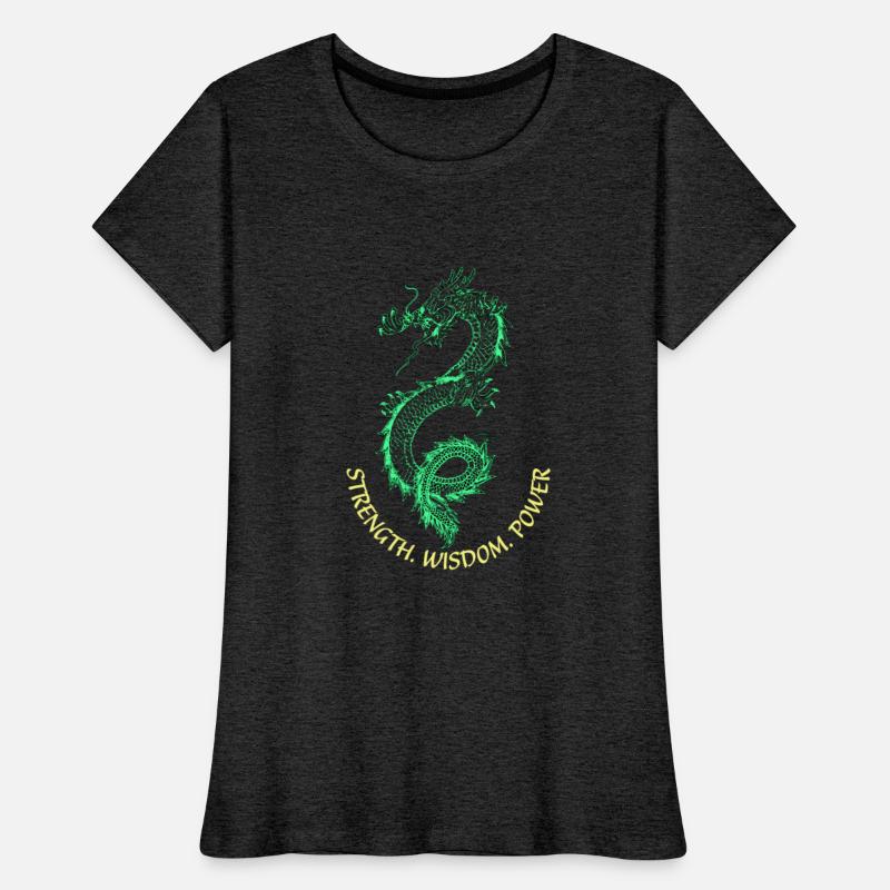 Chinese symbolic spirit green dragon head creature