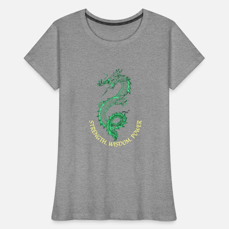 Chinese symbolic spirit green dragon head creature