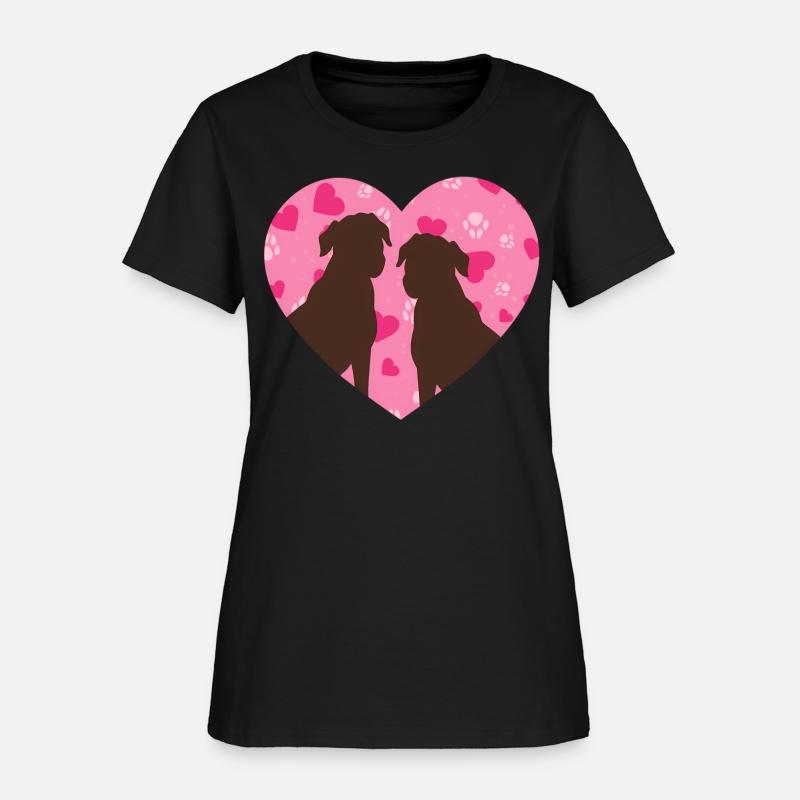 Chocolate Lab Heart'S Day Labrador Dog