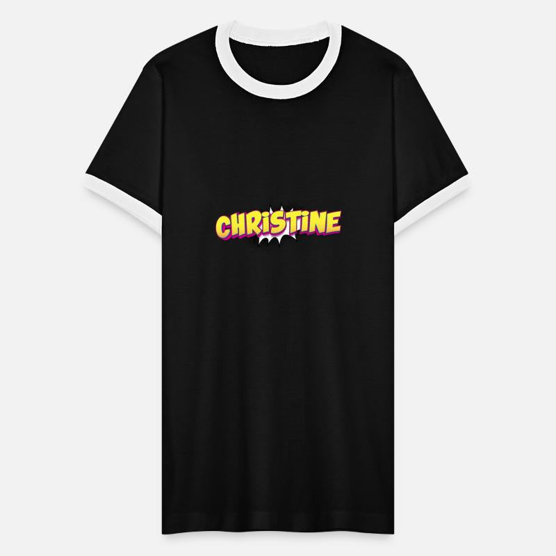 Christine Custom Name Comic Book Style Pop Art,