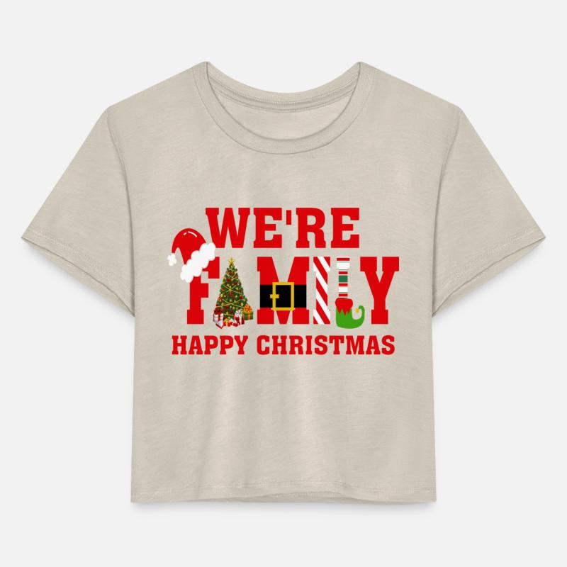 Christmas We're Family. Happy Christmas Apparel