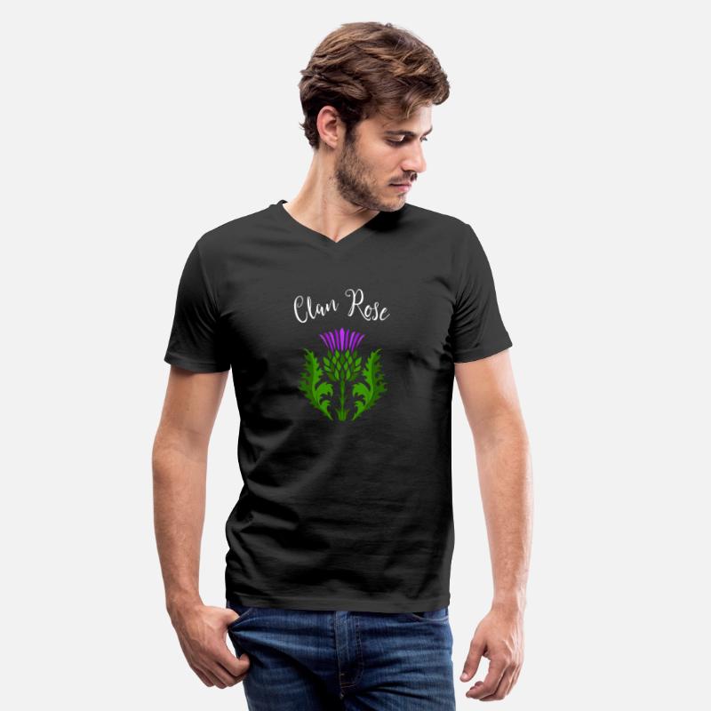Clan Rose Surname Thistle Flower Scottish Clan