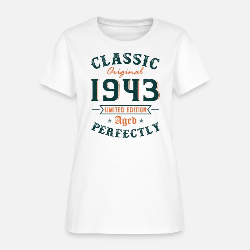 Classic 1943 Aged Perfectly 80th Birthday Gift