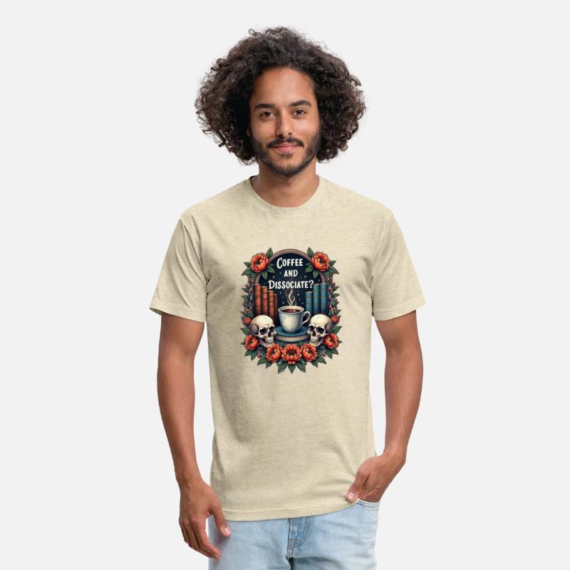 Coffee and dissociate no background