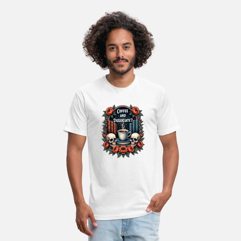 Coffee and dissociate no background