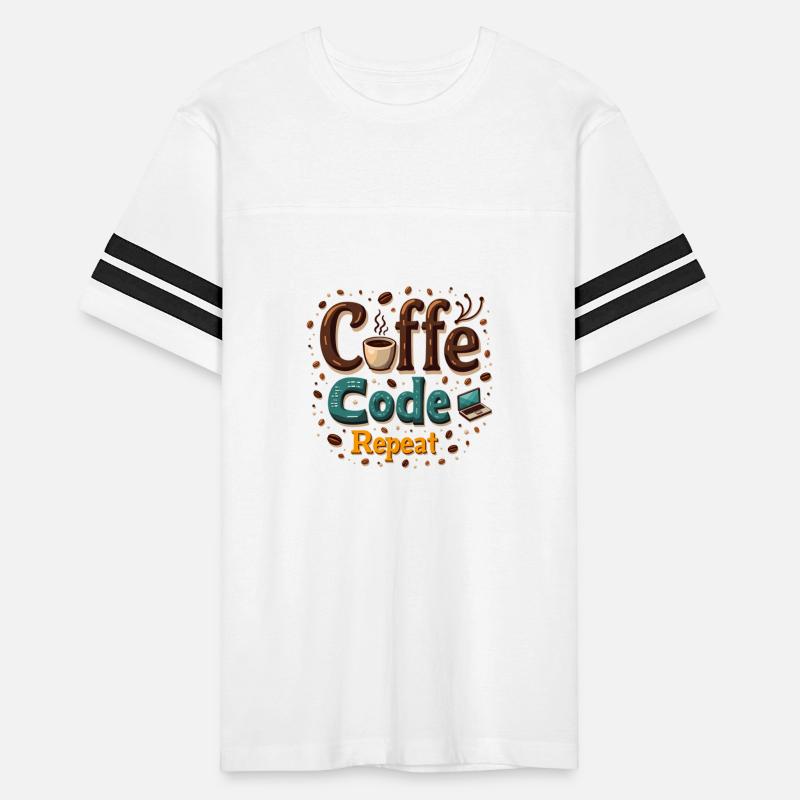 Coffee Code Repeat Playful Design for Programmer
