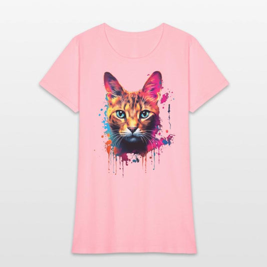 Color Explosion Abyssinian Cat Digital