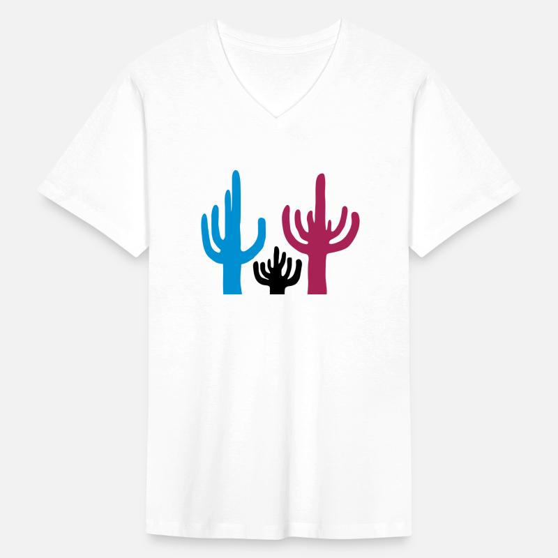 Colorful 3 cactus desert