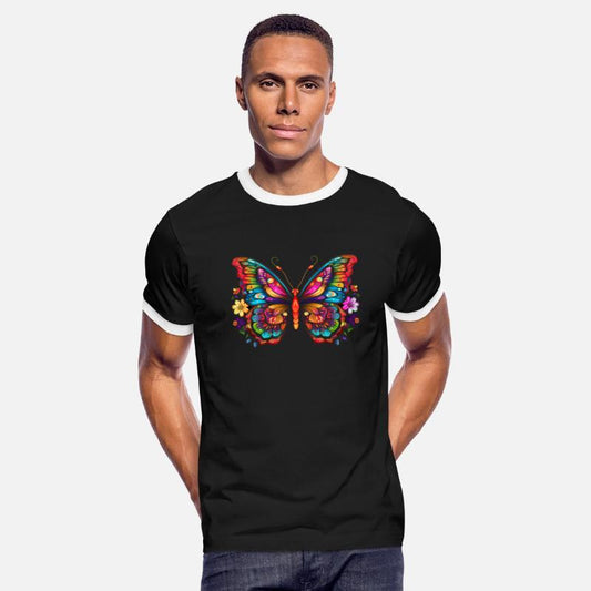 Colorful Cute Butterfly Mandala Butterflies Swarm