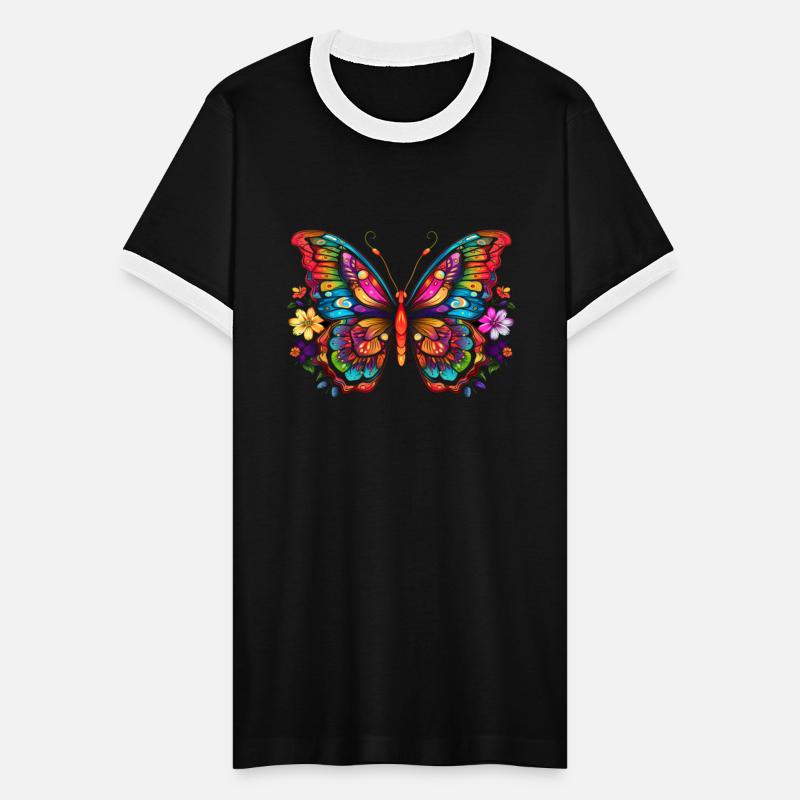 Colorful Cute Butterfly Mandala Butterflies Swarm