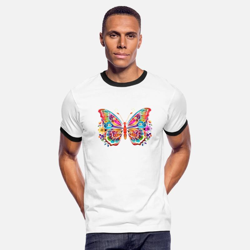 Colorful Cute Butterfly Mandala Butterflies Swarm