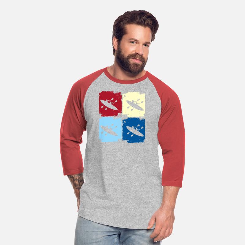 Colorful Kayaking Duo Silhouette Pop Art Design