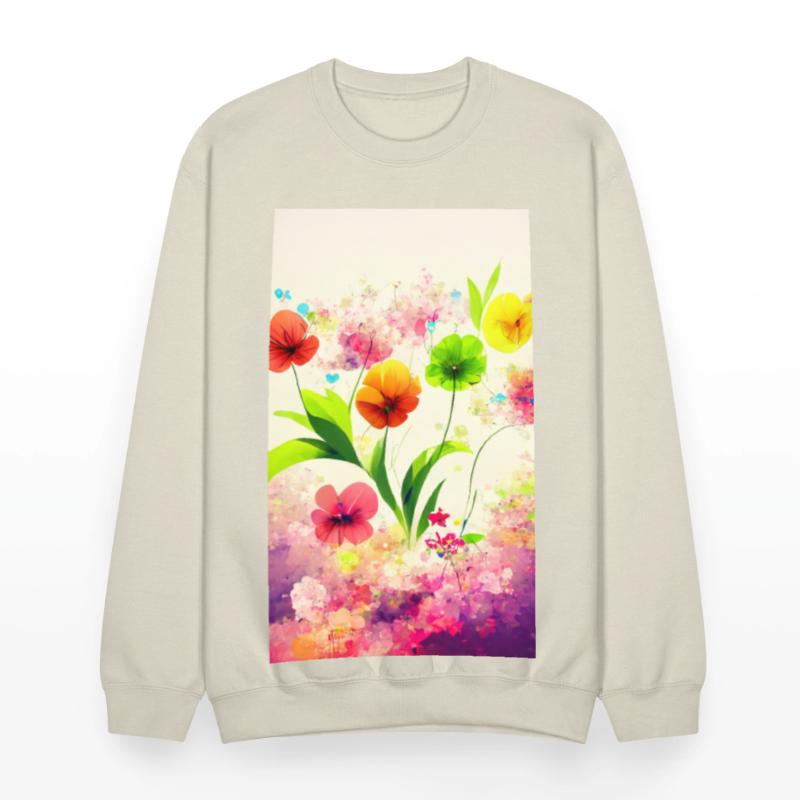 Colorful multicolored bright picture. Painted