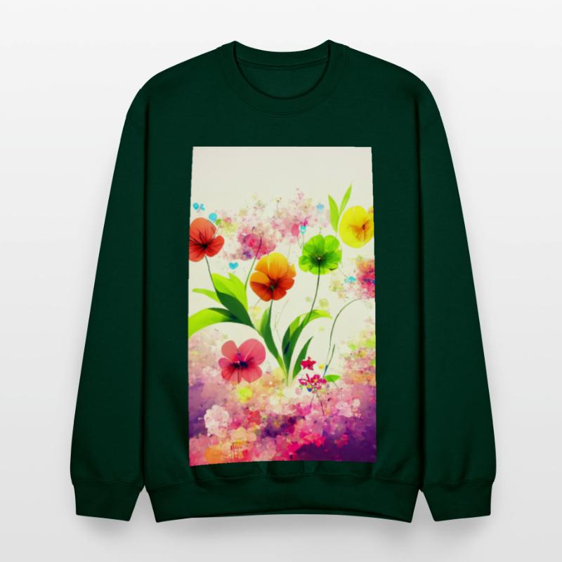 Colorful multicolored bright picture. Painted