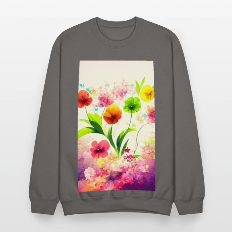 Colorful multicolored bright picture. Painted