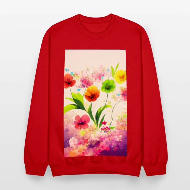 Colorful multicolored bright picture. Painted