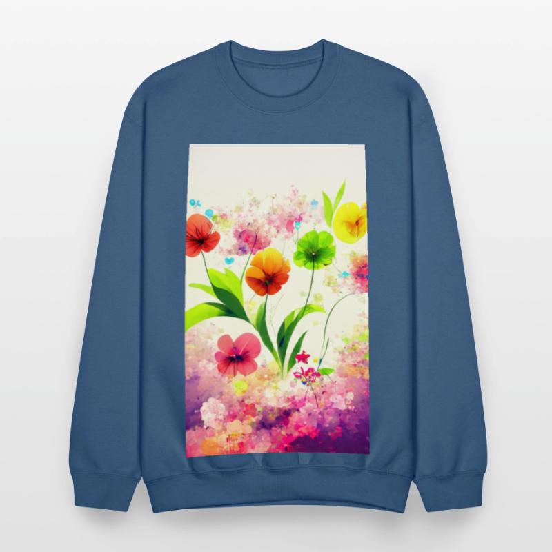 Colorful multicolored bright picture. Painted