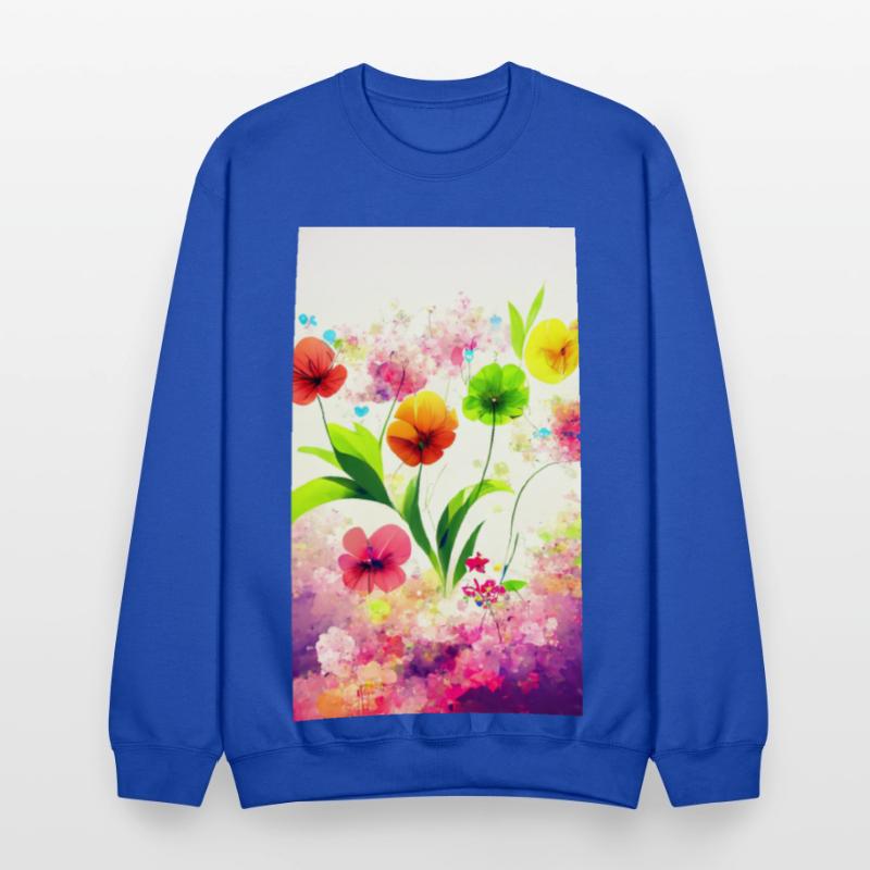 Colorful multicolored bright picture. Painted