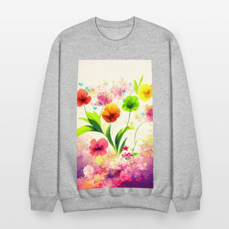 Colorful multicolored bright picture. Painted