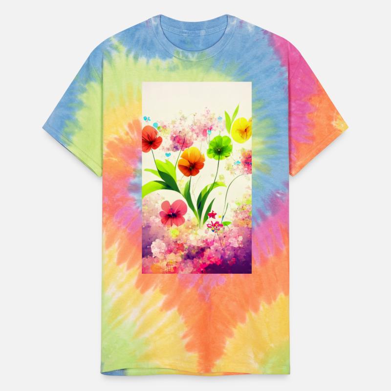 Colorful multicolored bright picture. Painted