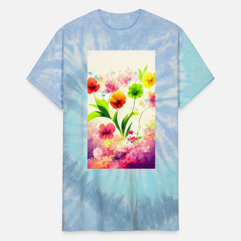 Colorful multicolored bright picture. Painted