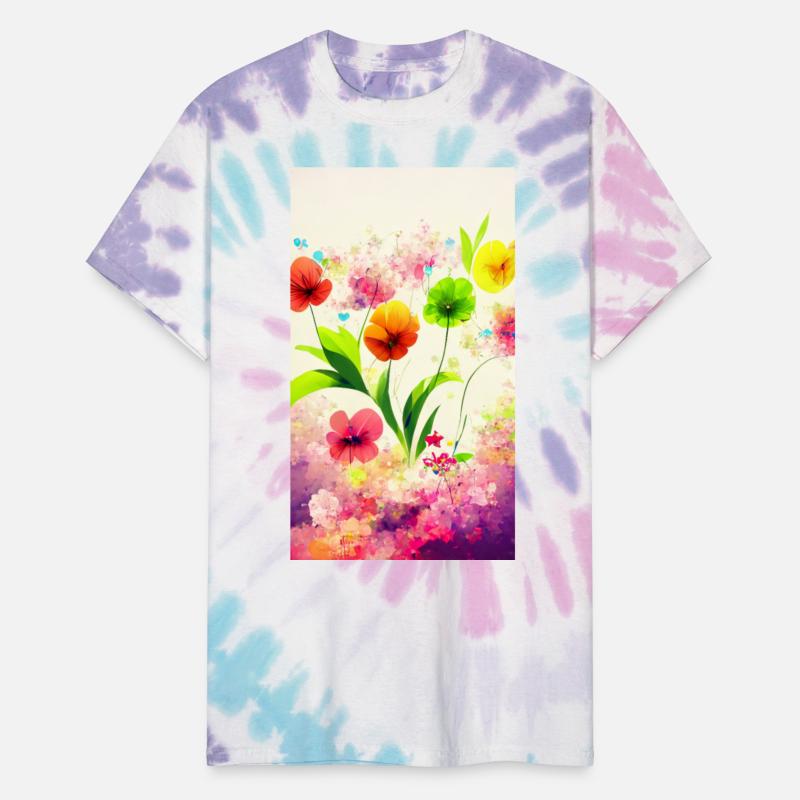 Colorful multicolored bright picture. Painted