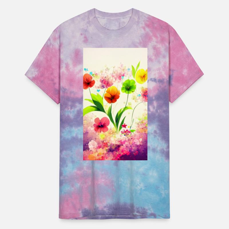 Colorful multicolored bright picture. Painted