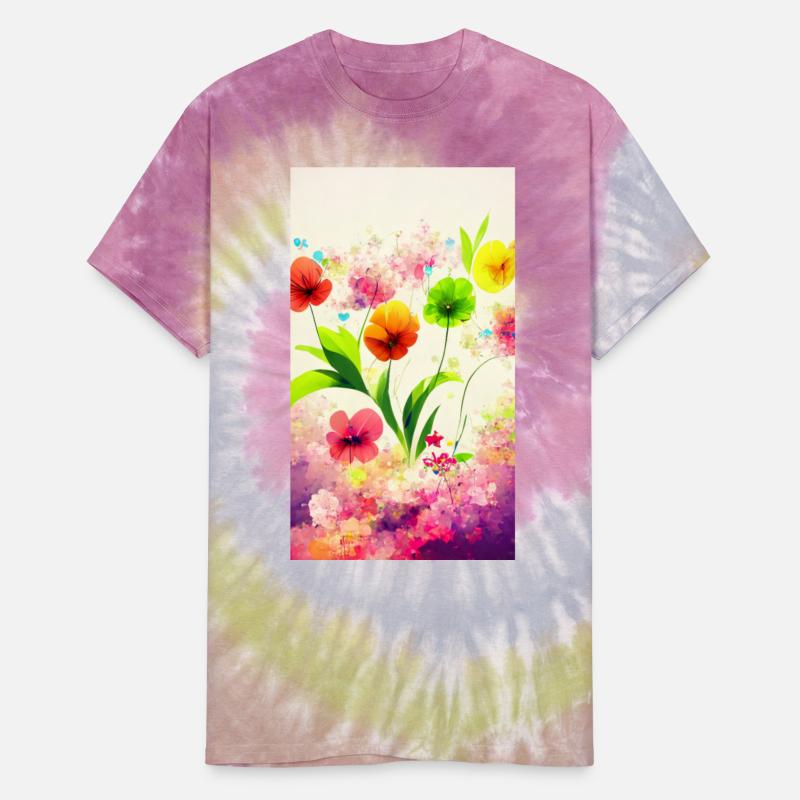 Colorful multicolored bright picture. Painted