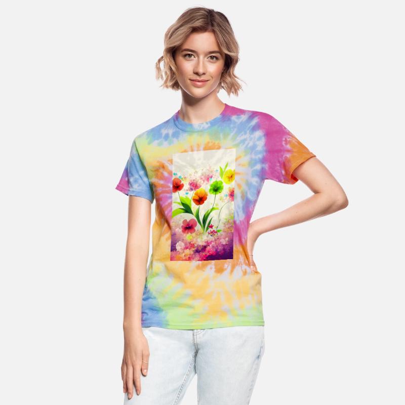 Colorful multicolored bright picture. Painted