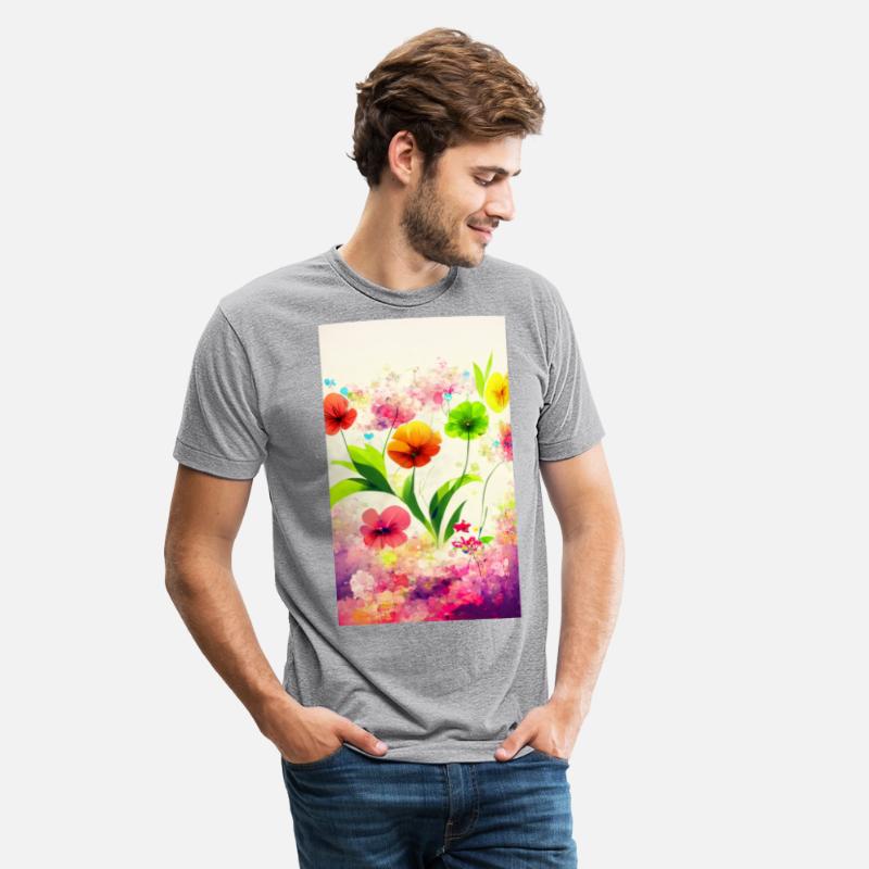 Colorful multicolored bright picture. Painted