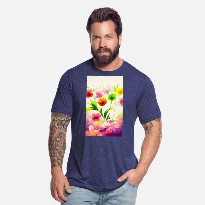 Colorful multicolored bright picture. Painted