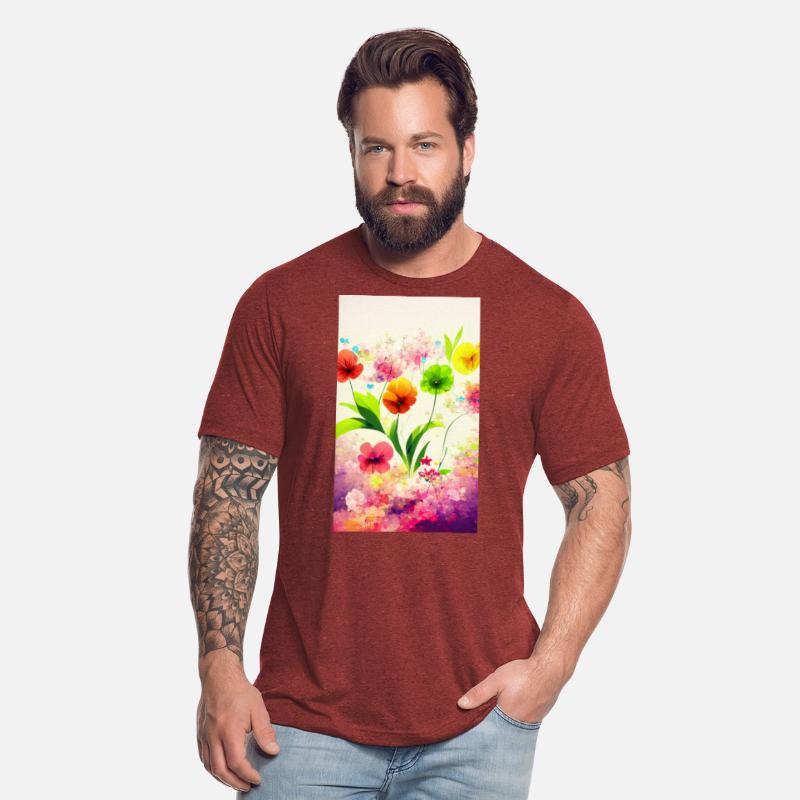 Colorful multicolored bright picture. Painted