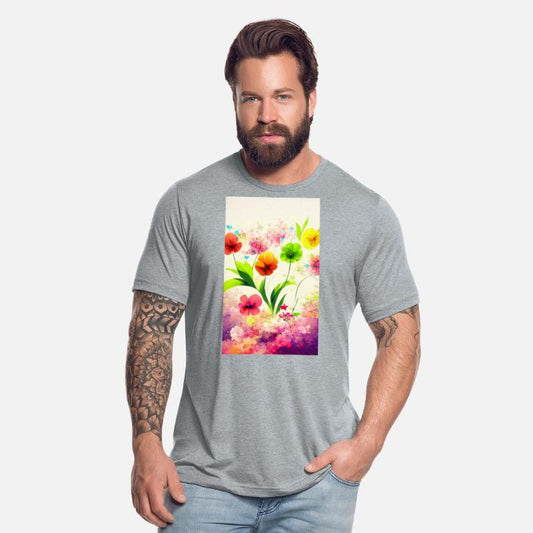 Colorful multicolored bright picture. Painted