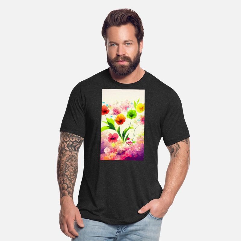 Colorful multicolored bright picture. Painted