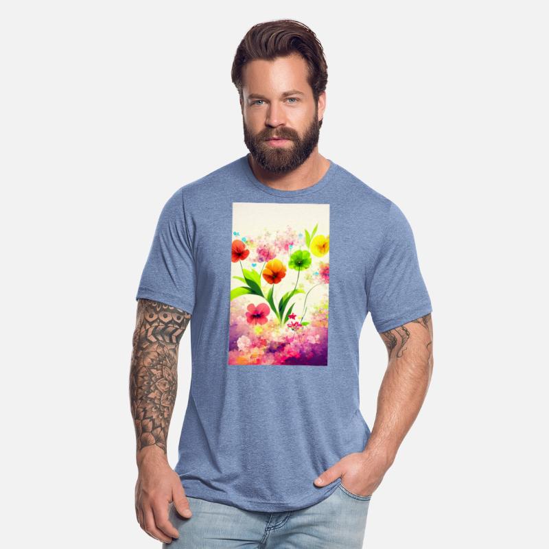 Colorful multicolored bright picture. Painted