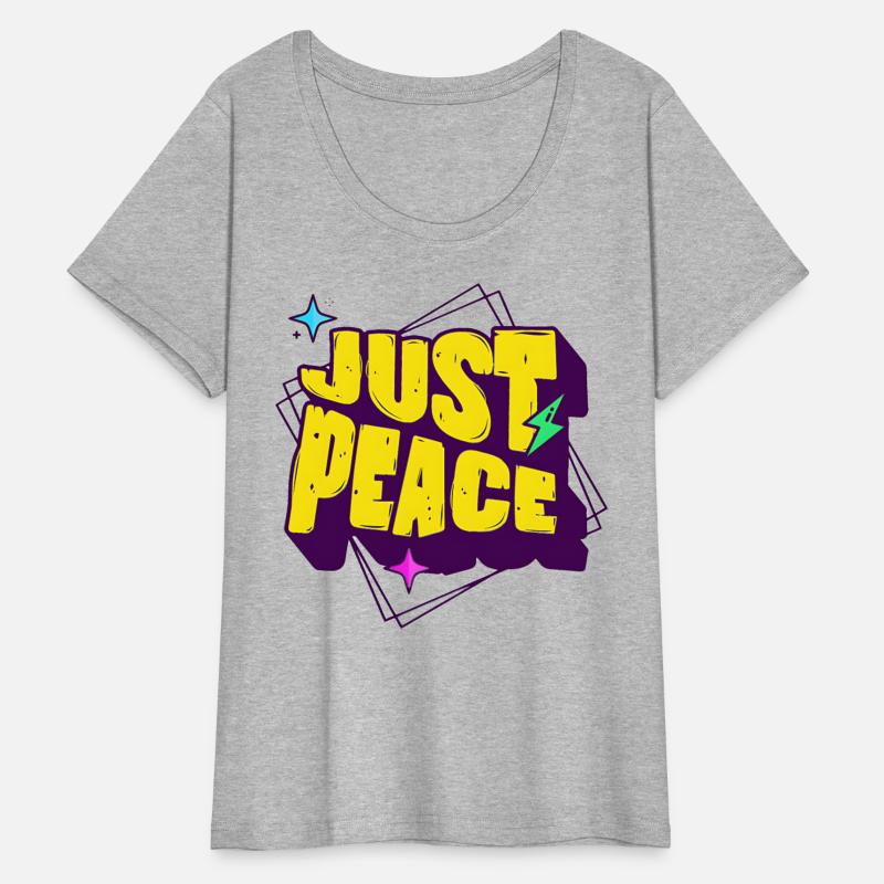 Colorful Peace Sign Graphic Tee