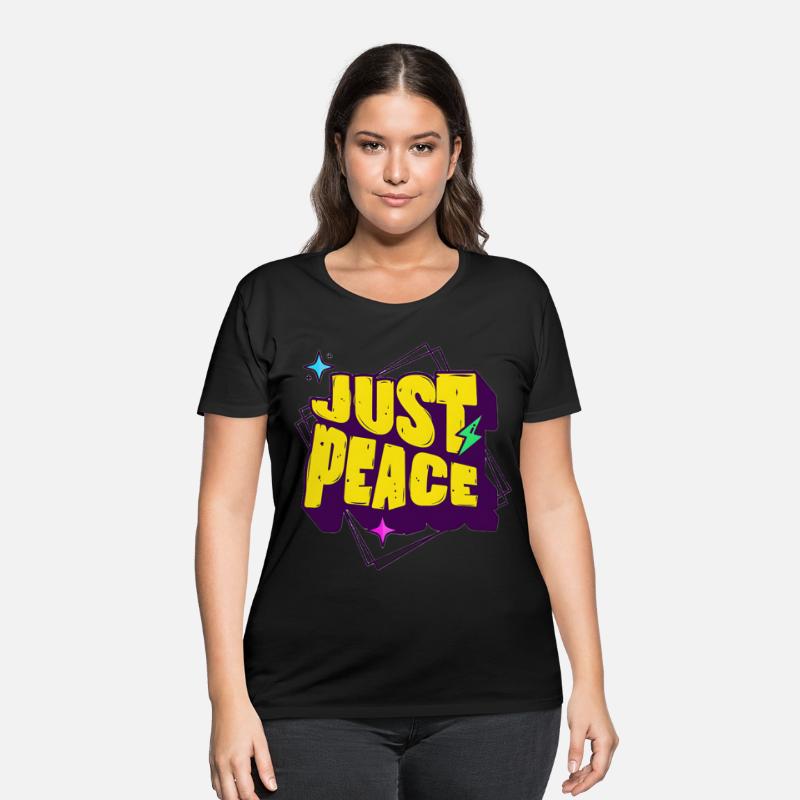Colorful Peace Sign Graphic Tee