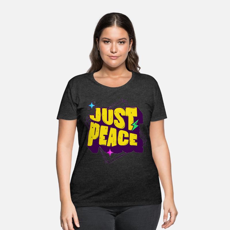 Colorful Peace Sign Graphic Tee