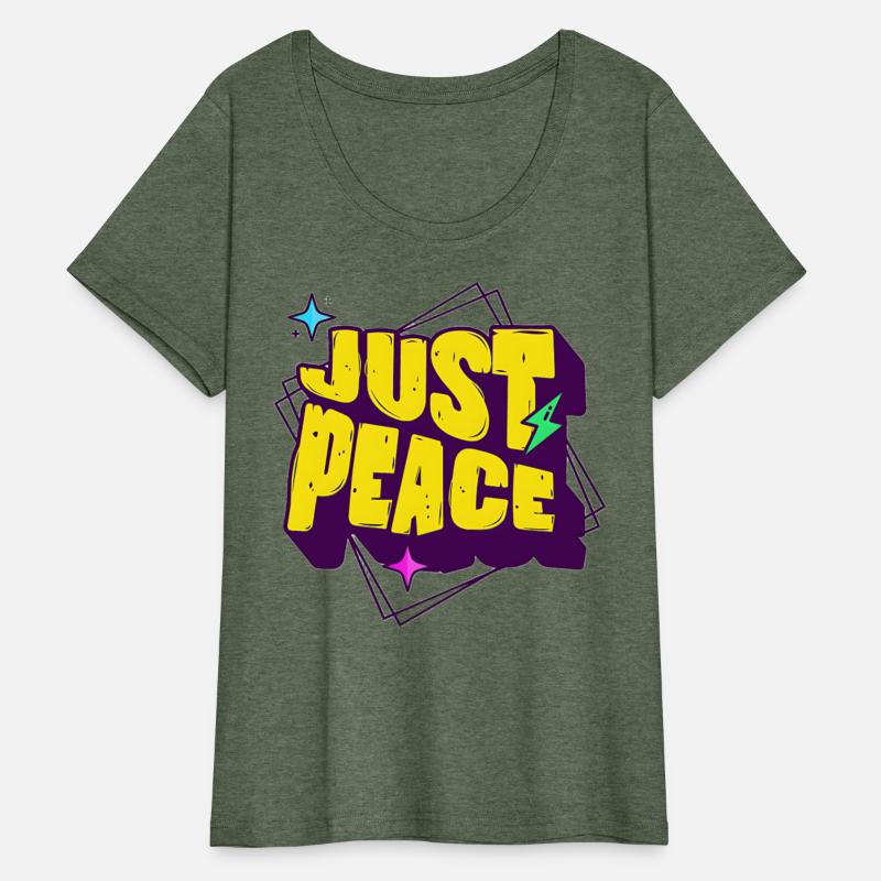 Colorful Peace Sign Graphic Tee