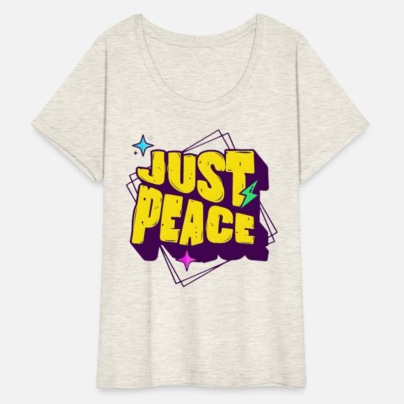 Colorful Peace Sign Graphic Tee