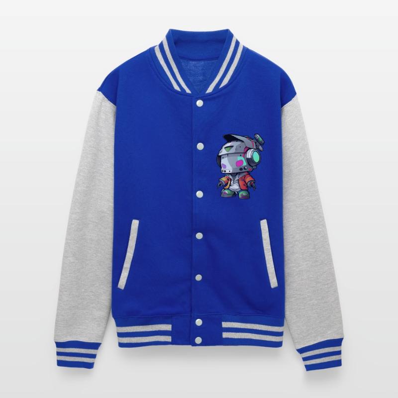 Colorful Rap Robot Cartoon for T-shirt and Sticker