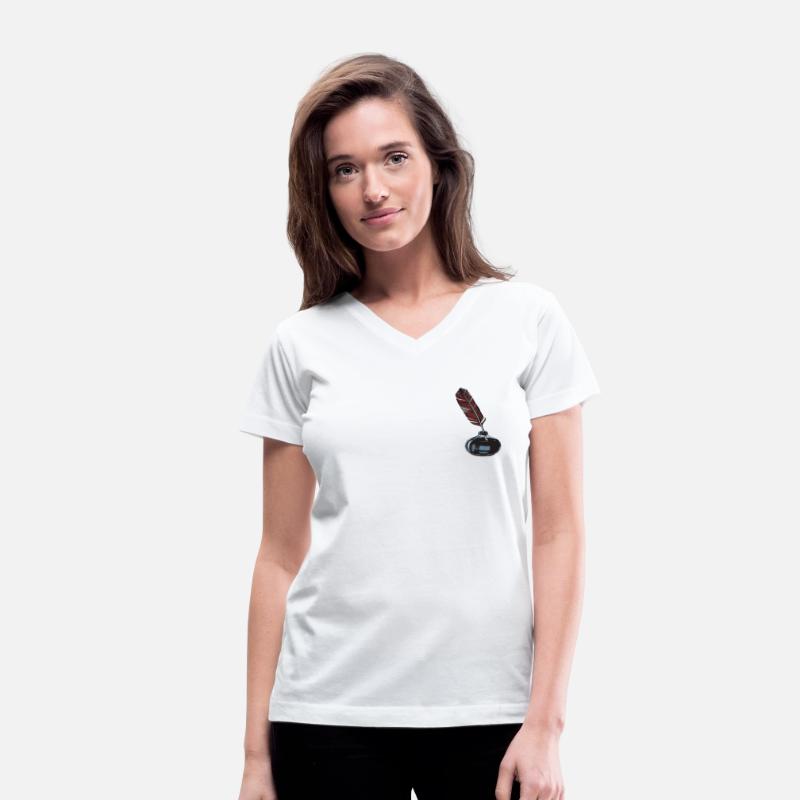 Cool beautiful feather and inkstand